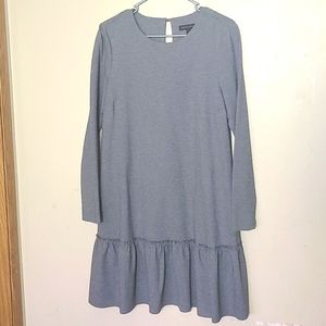 Banana Republic Gray Long Sleeve Dress